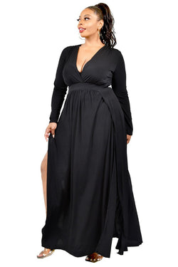 high slit maxi dress – Intimate ...